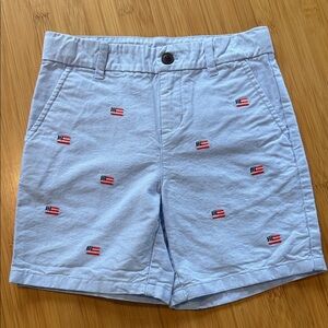 Janie and Jack Boys American Flag Chino Shorts